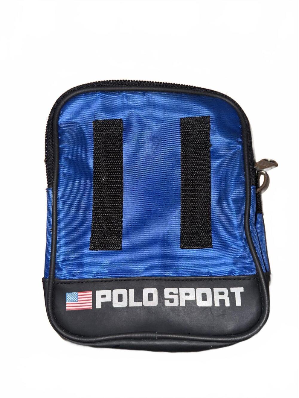 Vintage Y2K Ralph Lauren Polo Sport Blue Small Crossbody Bag - Picture 2 of 4